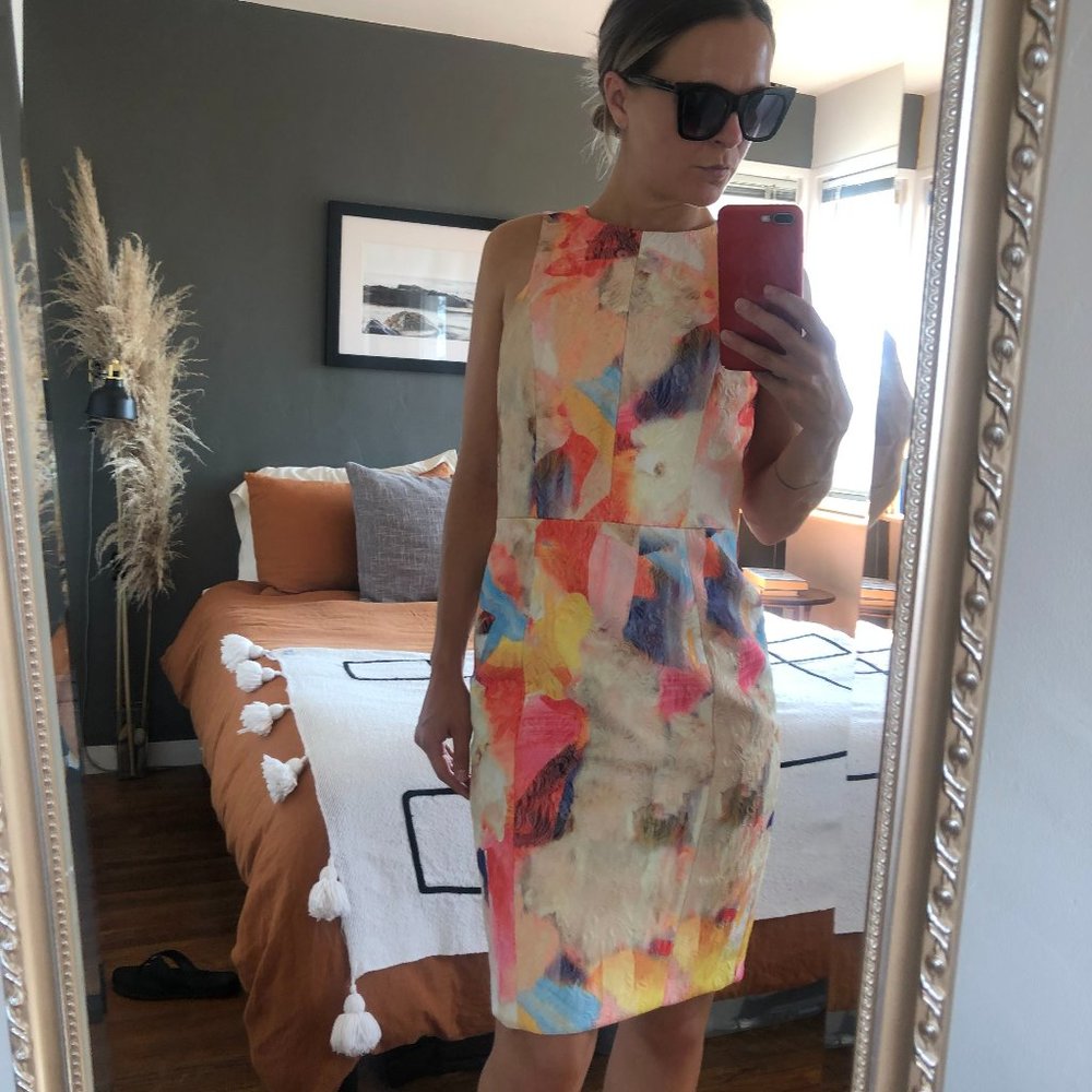Multi-color Cocktail Dress